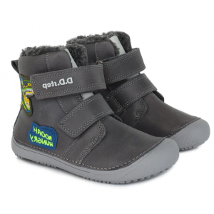 Черевики зимові шкіряні D.D.Step W063-968AM, зимові чоботи на хлопчика