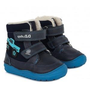 Черевики зимові шкіряні D.D.Step W071-32M, зимові чоботи на хлопчика