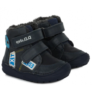 Черевики зимові шкіряні D.D.Step W071-357BM, зимові чоботи на хлопчика