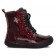 Черевики зимові шкіряні D.D.Step W078-206AM Red, зимові чоботи на дівчинку