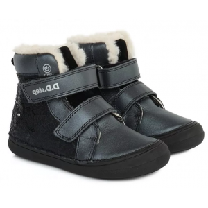 Черевики зимові шкіряні D.D.Step W078-238M, зимові чоботи на дівчинку