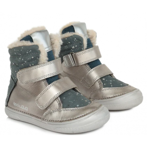 Черевики зимові шкіряні D.D.Step W078-758DM, зимові чоботи на дівчинку