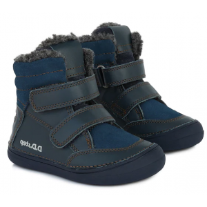 Черевики зимові шкіряні D.D.Step W078-758L, зимові чоботи на хлопчика