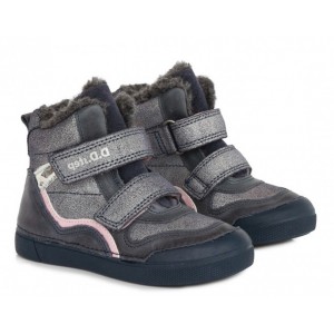 Черевики зимові шкіряні D.D.Step W068-495AM, зимові чоботи на дівчинку