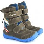 Черевики зимові шкіряні D.D.Step W023-406M Dark Grey