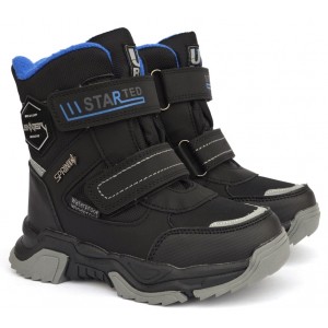 Термоботинки Tom M 10434A Black, зимние детские сапоги