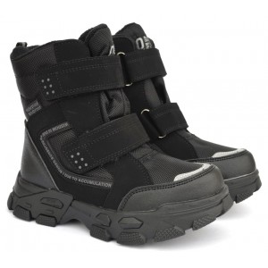 Термоботинки Tom M 10435A Black, зимние детские сапоги