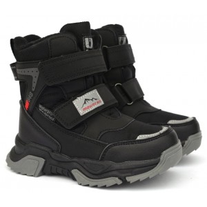 Термоботинки Tom M 10432A Black, зимние детские сапоги