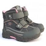 Термочеревики American club HL39/22 Grey/Pink, чоботи на мембрані