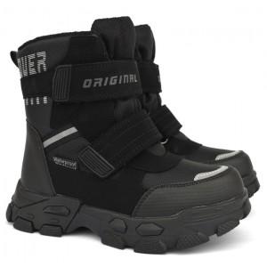 Термоботинки Tom M 10436A Black, зимние детские сапоги