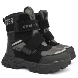 Термоботинки Tom M 10436B Grey, зимние детские сапоги