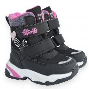Термочеревики Tom M 10244C Black, зимові дитячі чоботи