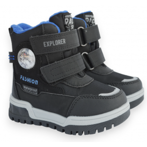 Термоботинки Tom M 10804A Black, зимние детские сапоги