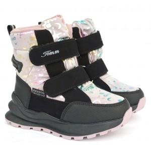 Термоботинки Tom M 10789B Pink, зимние детские сапоги