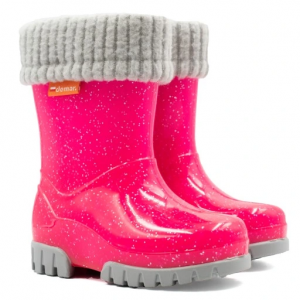 Резиновые сапоги DEMAR TWISTER LUX 0407G (розовые)