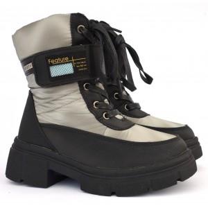 Термочеревики Tom M 0560c Grey, зимові дитячі чоботи