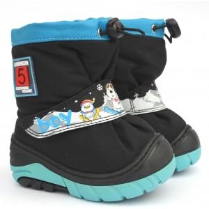 Термоботинки Tom M 10336C Black, зимние детские сапоги