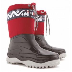 Демисезонные сапоги DEMAR FROST 0376B (красные)