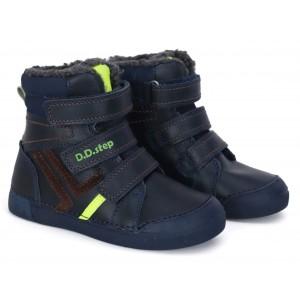 Черевики зимові шкіряні D.D.Step W068-359M, зимові чоботи на хлопчика