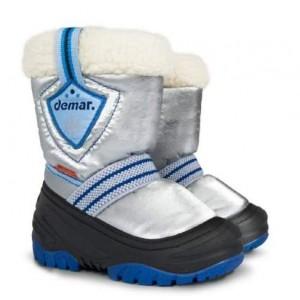 Чоботи Demar TOBY 4031A (сріблясто-сині)