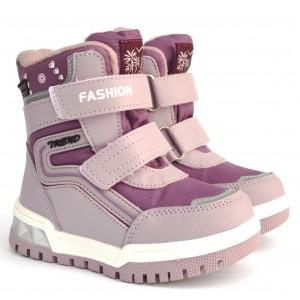 Термоботинки Tom M 10843D Purple, зимние детские сапоги