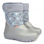 Демисезонные сапоги Demar REMI 1204C (серебристый маталлик)