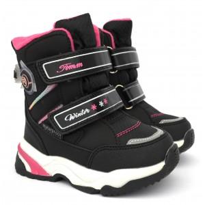 Термочеревики Tom M 10248C Black, зимові дитячі чоботи