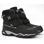 Термоботинки B&G ZTE23-17-04 черные, сапоги на мембране