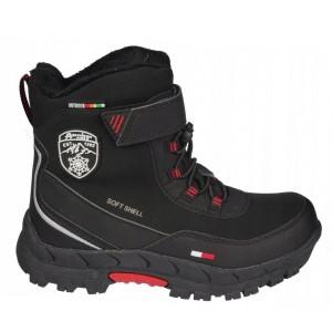 Термочеревики American club SoftShell HL24/23 Black-Red на мембрані