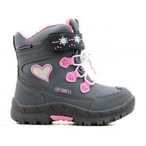 Термочеревики American club SoftShell HL38/23 Grey-Pink на мембрані