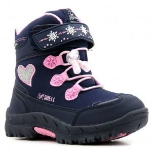 Термочеревики American club SoftShell HL38/23 Navy-Pink на мембрані