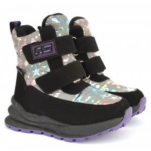 Термоботинки Tom M 10735B Black, зимние детские сапоги