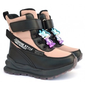 Термоботинки Tom M 10787B Pink, зимние детские сапоги