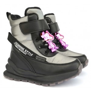 Термоботинки Tom M 10787D Grey, зимние детские сапоги