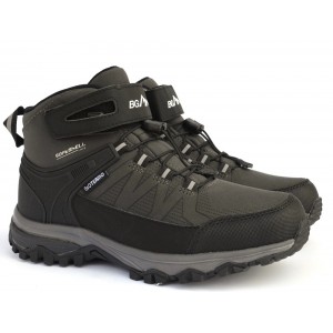 Термочеревики B&G EVS23-5-0423 чорно-сірі, чоботи на мембрані