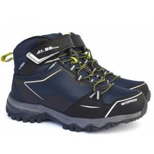 Термочеревики B&G EVS23-7-0401 чорно-сині, чоботи на мембрані