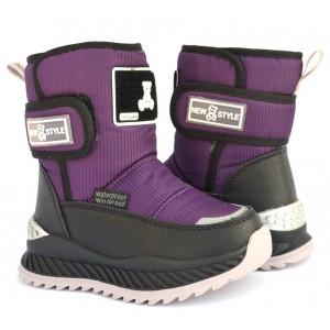 Термочеревики Tom M 10781H Purple, зимові дитячі чоботи