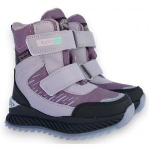 Термоботинки Tom M 10784M Pink-Purple, зимние детские сапоги