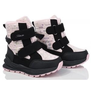 Термоботинки Tom M 11194H Pink, зимние детские сапоги