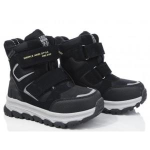Термоботинки Tom M-Bi&Ki 11201A Black, зимние детские сапоги