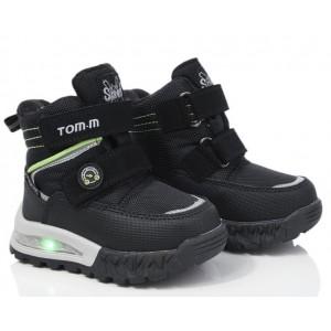 Термоботинки Tom M 11267A Black, зимние детские сапоги