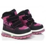 Термоботинки Tom M 11329E Black-Purple Термоботинки Tom M 11329E Black-Purple