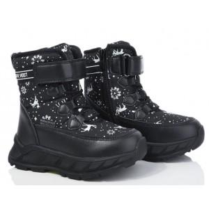 Термоботинки Tom M-Bi&Ki 01385F Black, зимние детские сапоги
