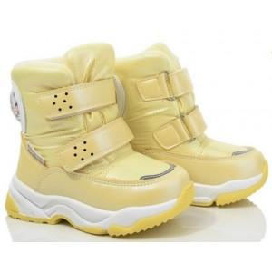 Термочеревики Tom M 10246D Yellow, зимові дитячі чоботи