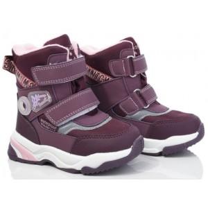 Термочеревики Tom M 10243F Wine Red, зимові дитячі чоботи