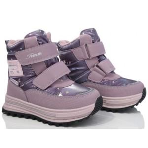 Термочеревики Tom M 11273D Purple, зимові дитячі чоботи