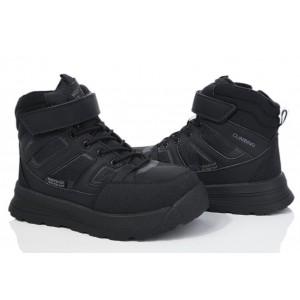 Термоботинки Tom M 11348A Black, зимние подростковые сапоги