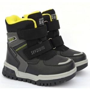Термоботинки Tom M 10805A Black, зимние детские сапоги