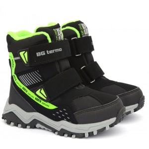 Термочеревики B&G HL24-12 Чорні-Неон, чоботи на мембрані