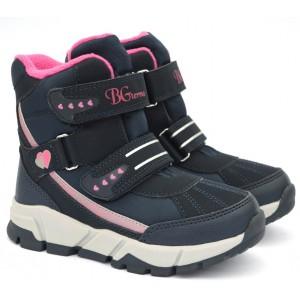 Термочеревики B&G HL24-16 Синій-Фуксія, чоботи на мембрані